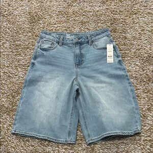 No Boundaries Light Blue Denim Shorts